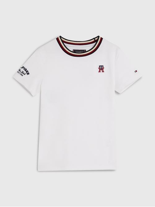 MULTIBADGE MONOGRAM TEE S/S TOMMY HILFIGER | KB0KB08209J/YBR